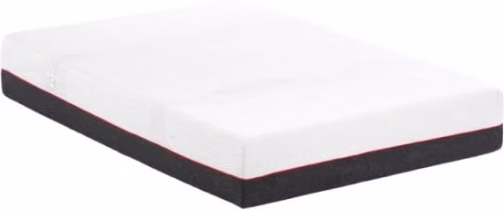 Materasso matrimoniale Olmio Effezeta Italia in memory foam con tessuto antibatterico e rivestimento sfoderabile, colore bianco, L: 160 cm, P: 190 cm, H: 25 cm