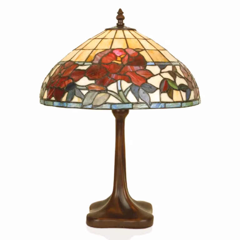 Artistar Lampada da tavolo Tiffany Finna, Multicolore, Soggiorno / Sala da pranzo, Metallo, Tiffany, Lampada da tavolo