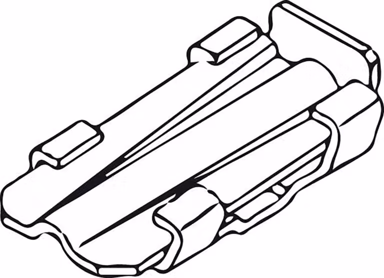 Connettore a cuneo 619001 zincato a caldo