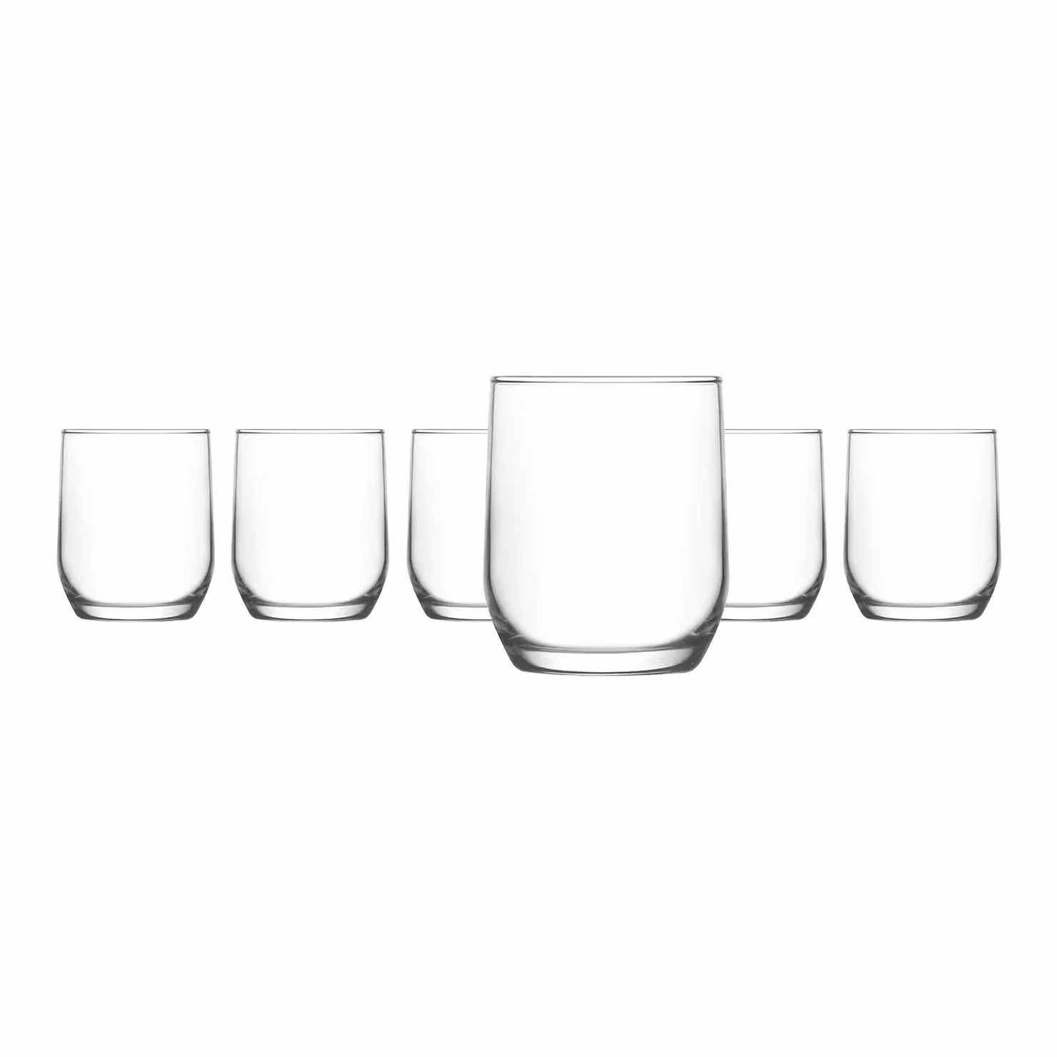 Set di 6 bicchieri da acqua Sude in vetro trasparente Lav da 31,5 cl – 1