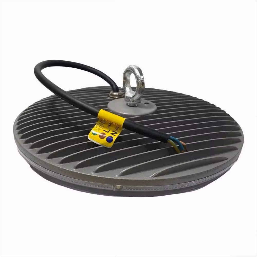 Faro Led Slim Industriale Trade Shop Ufo 200w IP65 Luce Fredda Grigio – 2