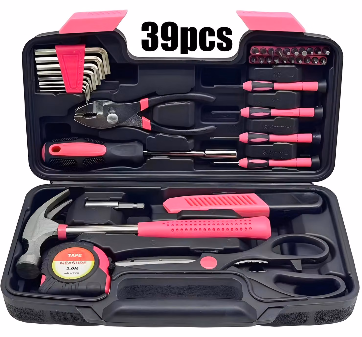 Elzusha - Set di 39 utensili per uso domestico