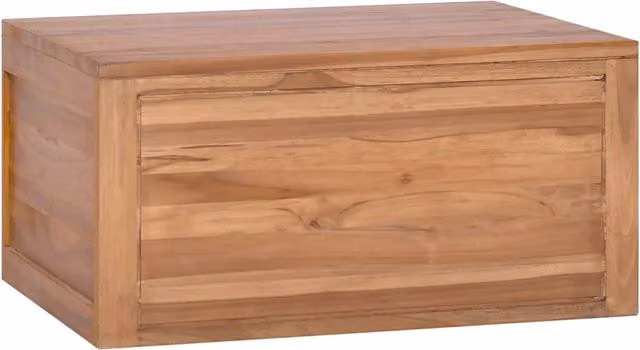 Armadietto da bagno a parete in legno massello di teak marrone L: 60 cm, P: 45 cm, H: 30 cm