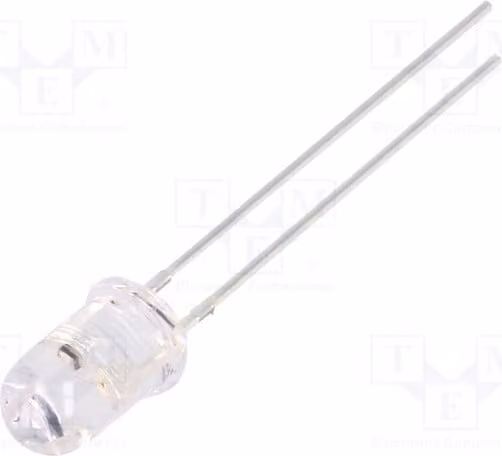 2 LED, 20mA, 5mm, giallo, angolo di emissione 30°, tensione 3÷5V, intensità luminosa 5800÷6500 mcd. Versione: lampeggiante. Codice prodotto: OSY5MP5A31A-6.8HZ