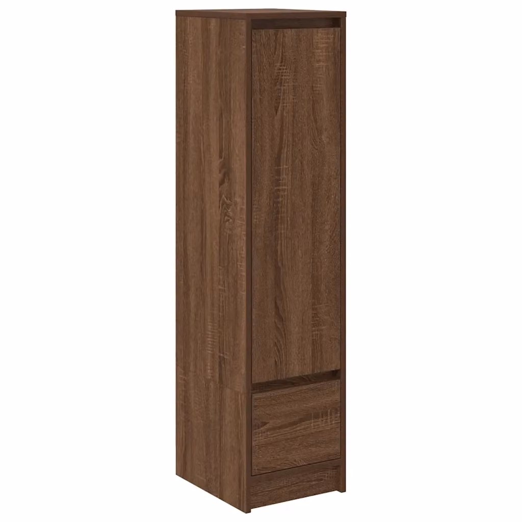 Credenza moderna vidaXL in legno marrone per cucina e sala da pranzo, L/P/H: 119,5 x 29,5 x 34 cm – 2