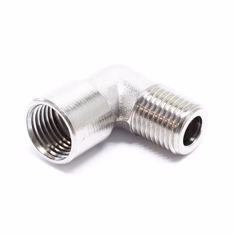 Adattatore a 90° per aerografo 12,91 mm 1/4" femmina / maschio per compressore AS189 / AS196 / AF186