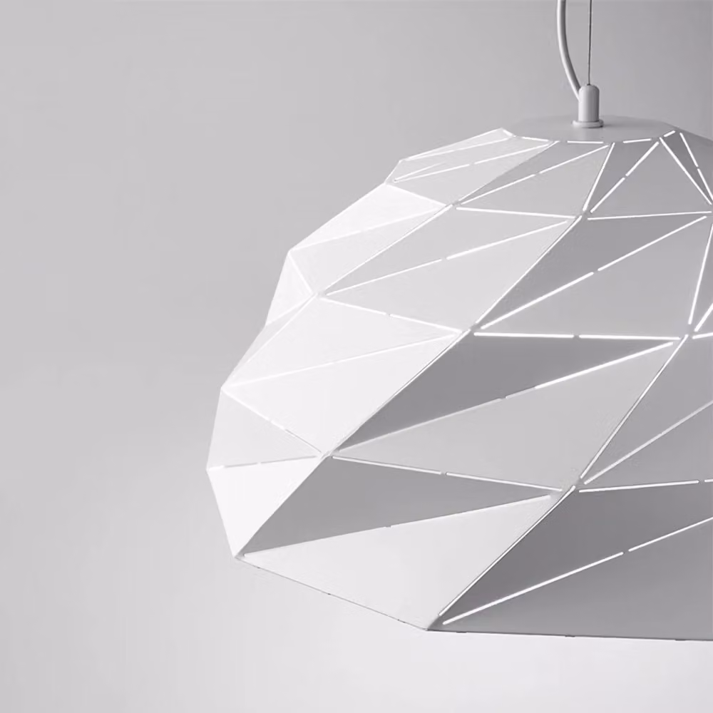 Lampadario a sospensione moderno Perenz Illumina in metallo bianco con 3 luci regolabili e attacco E27 – 2