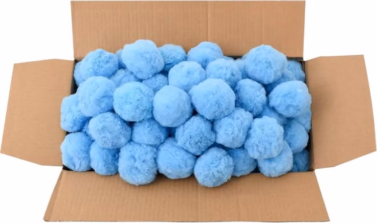 vidaXL Palline per filtro piscina antibatteriche blu 700 g polietilene