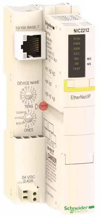 Modulo di interfaccia di rete standard Schneider Electric STB, Ethernet/IP, 10-100 Mbit/s STBNIC2212