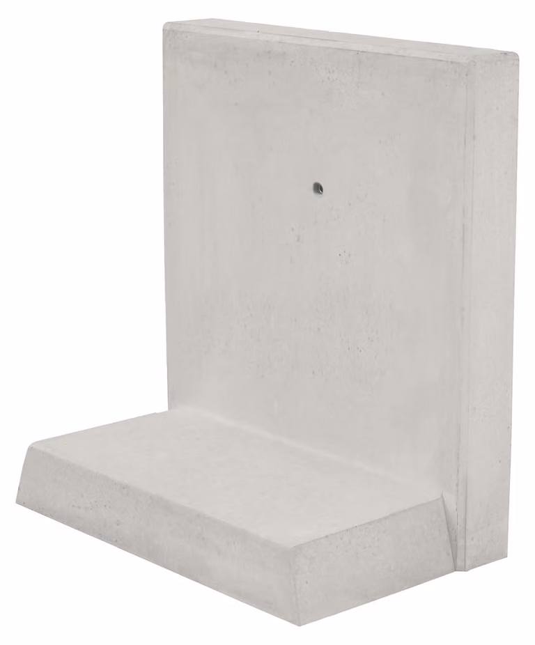 Mattoni a L MATTONE A L ARMATURA GRIGIO 80/50/45/12 CM