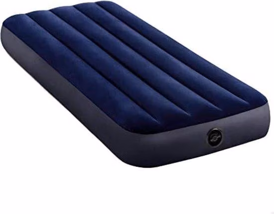Letto gonfiabile singolo blu 191x76x25 cm, autogonfiabile