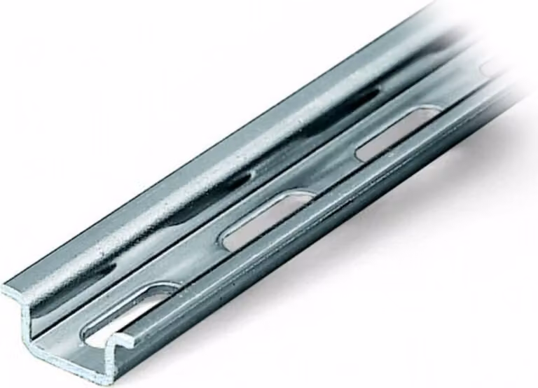 Guida di montaggio 15x5,5x1x2000mm gel. - Guida DIN (guida a cuneo superiore) 15 mm 2000 mm 210-111