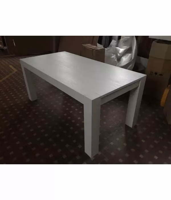 Tavolo rettangolare allungabile Mobili 2G in rovere laccato bianco L: 180 cm, P: 90 cm – 2