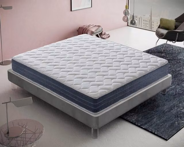Materasso Matrimoniale MaterassieDoghe Hybrid in Memory Foam Bianco L/P/H: 160 x 190 x 21 cm