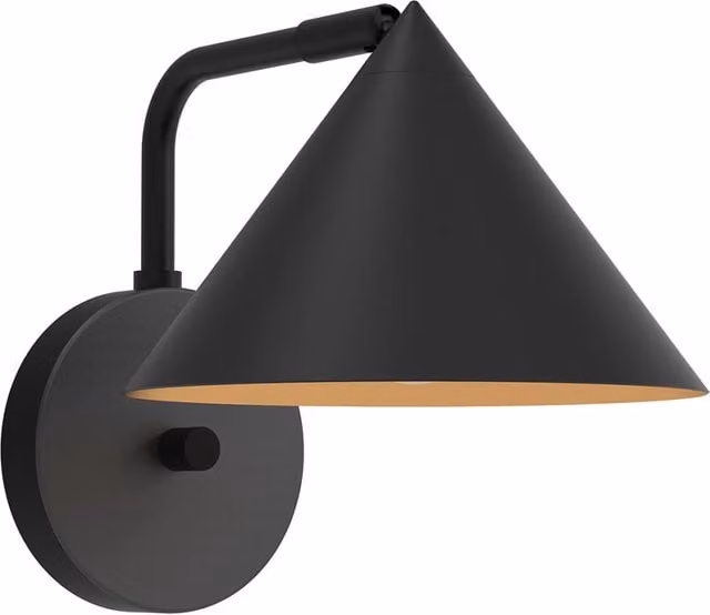 Applique Loft Alora Mood in Metallo Nero per E27 60W – 1