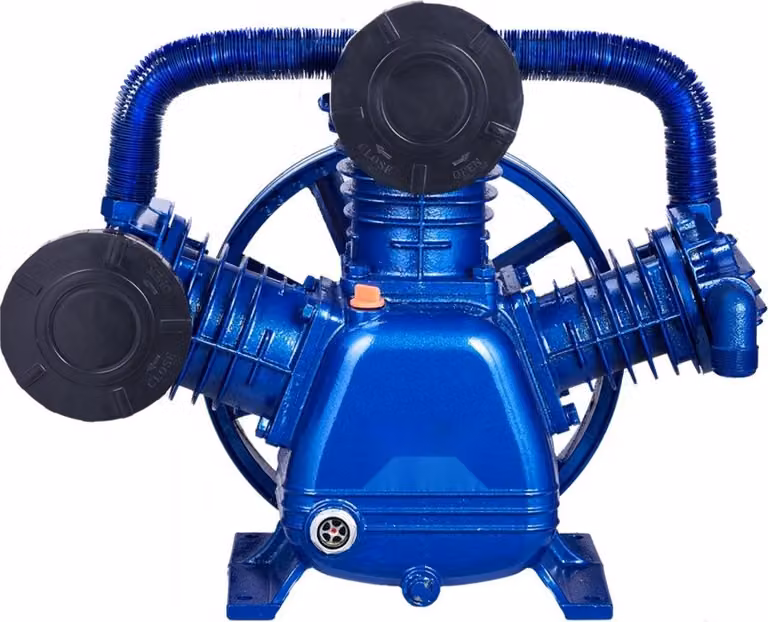 Gruppo compressore - Compressore a pistoni Compressore d'aria 10 CV - Compressore a tre cilindri per applicazioni industriali