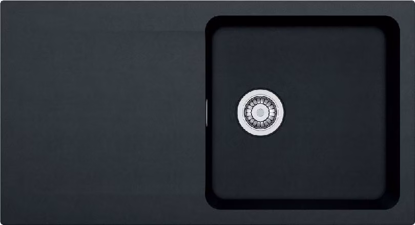 Franke Orion - Lavello in tectonite OID 611, 940x510 mm, nero 114.0288.543