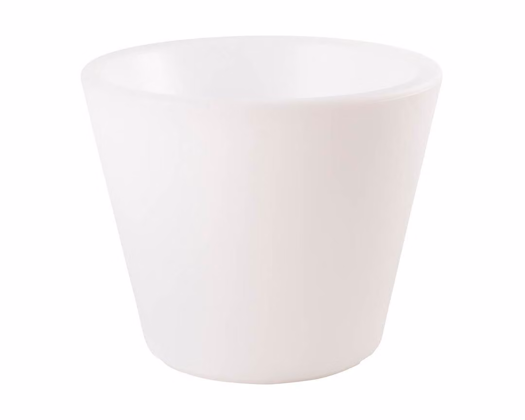 Vaso da fiori solare LED "Design Shining Classic Pot XM", 49 x 39 cm (bianco)