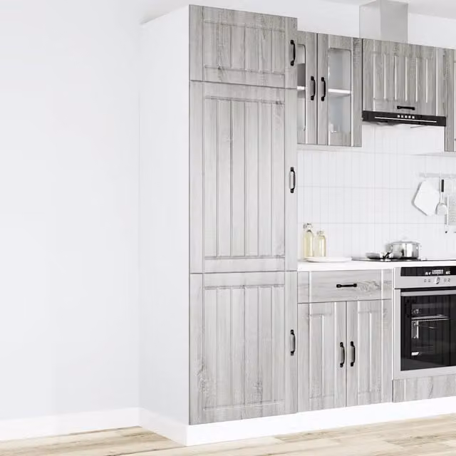 Pensile da cucina | Armadio da Cucina Lucca Grigio Sonoma in Legno Multistrato
