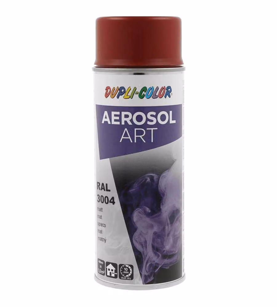 Dupli-Color Vernice spray RAL 3004 rosso porpora opaco 400 ml