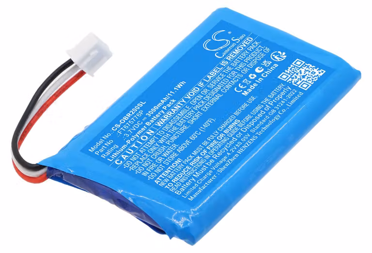 TECHTEK Batteria compatibile con [Orbit] Reader 20 sostituisce FT675776P