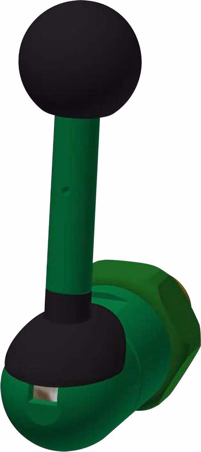 Coperchio per valvola KWC AR, f. Doccia di sicurezza, dal 97, verde, 2000103200