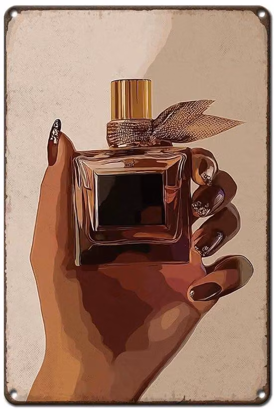 Tavolino in metallo, stile retrò-vintage, dimensioni 20x30 cm