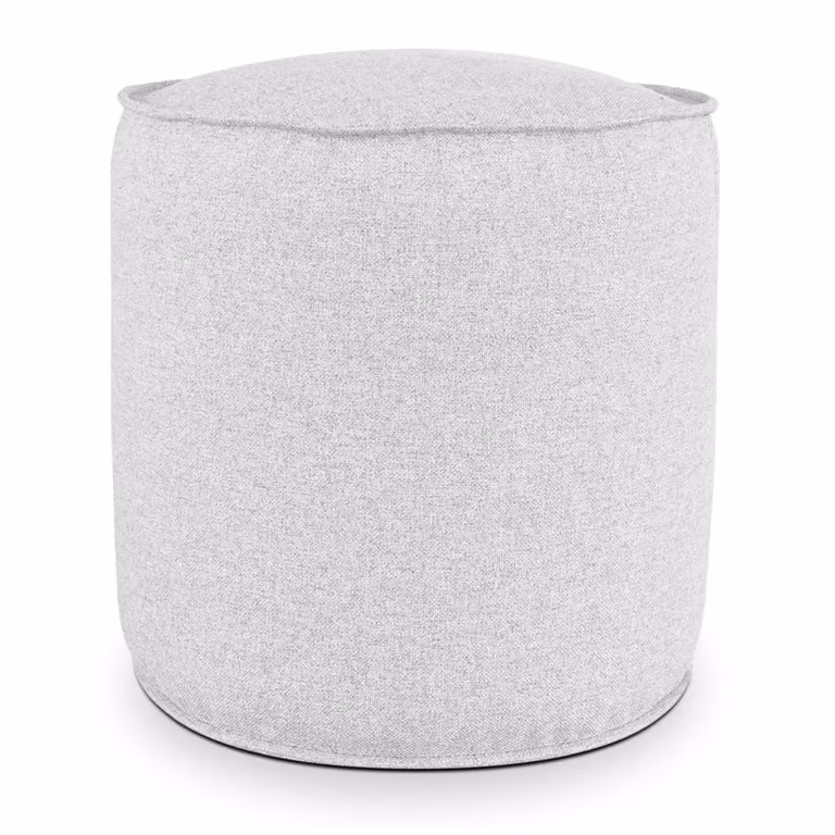 Pouf Rotondo da Interno & Esterno Piuma S Grigio