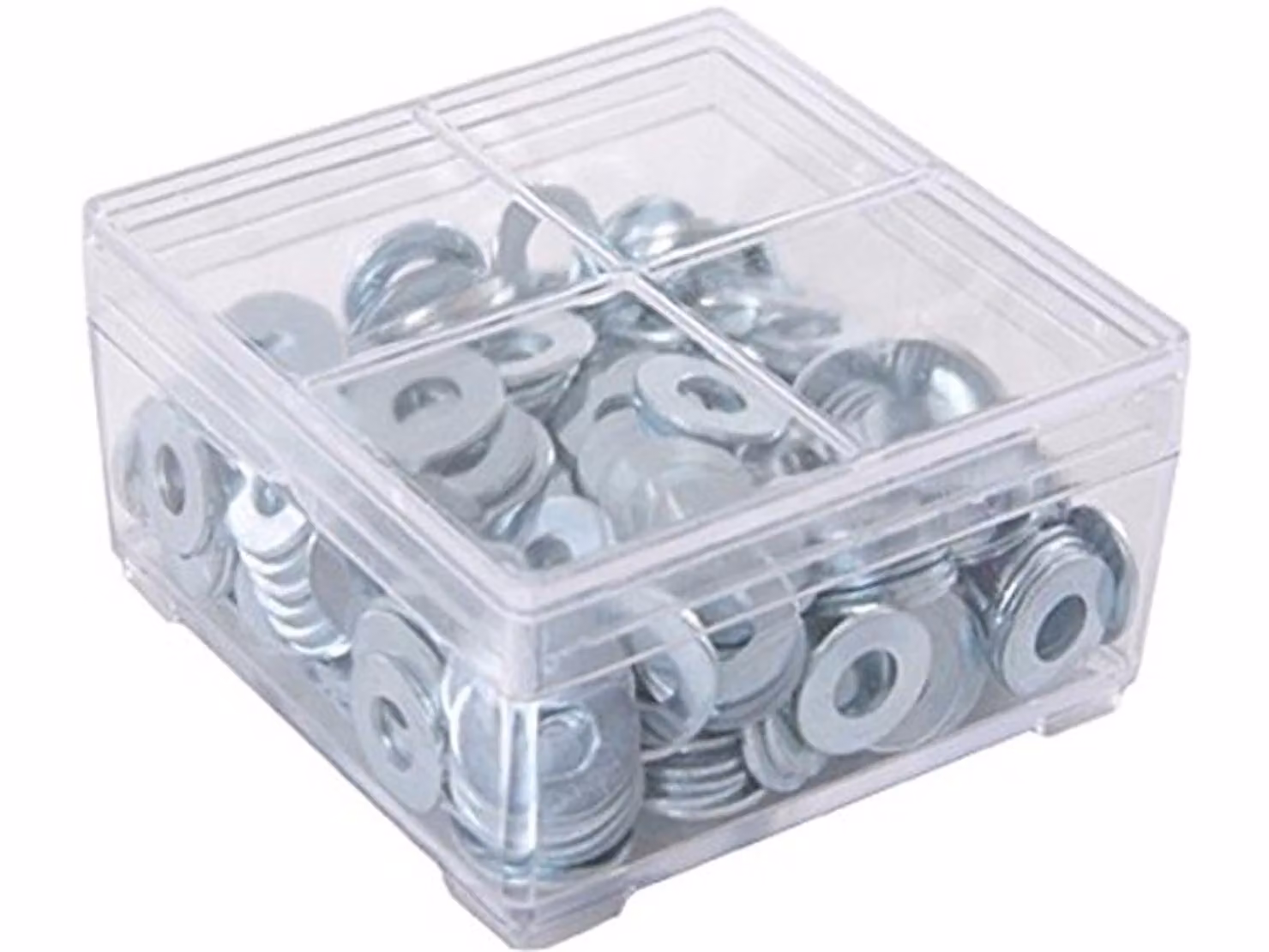 Rondella Bofix M5 zincata, confezione A 100 pezzi argento