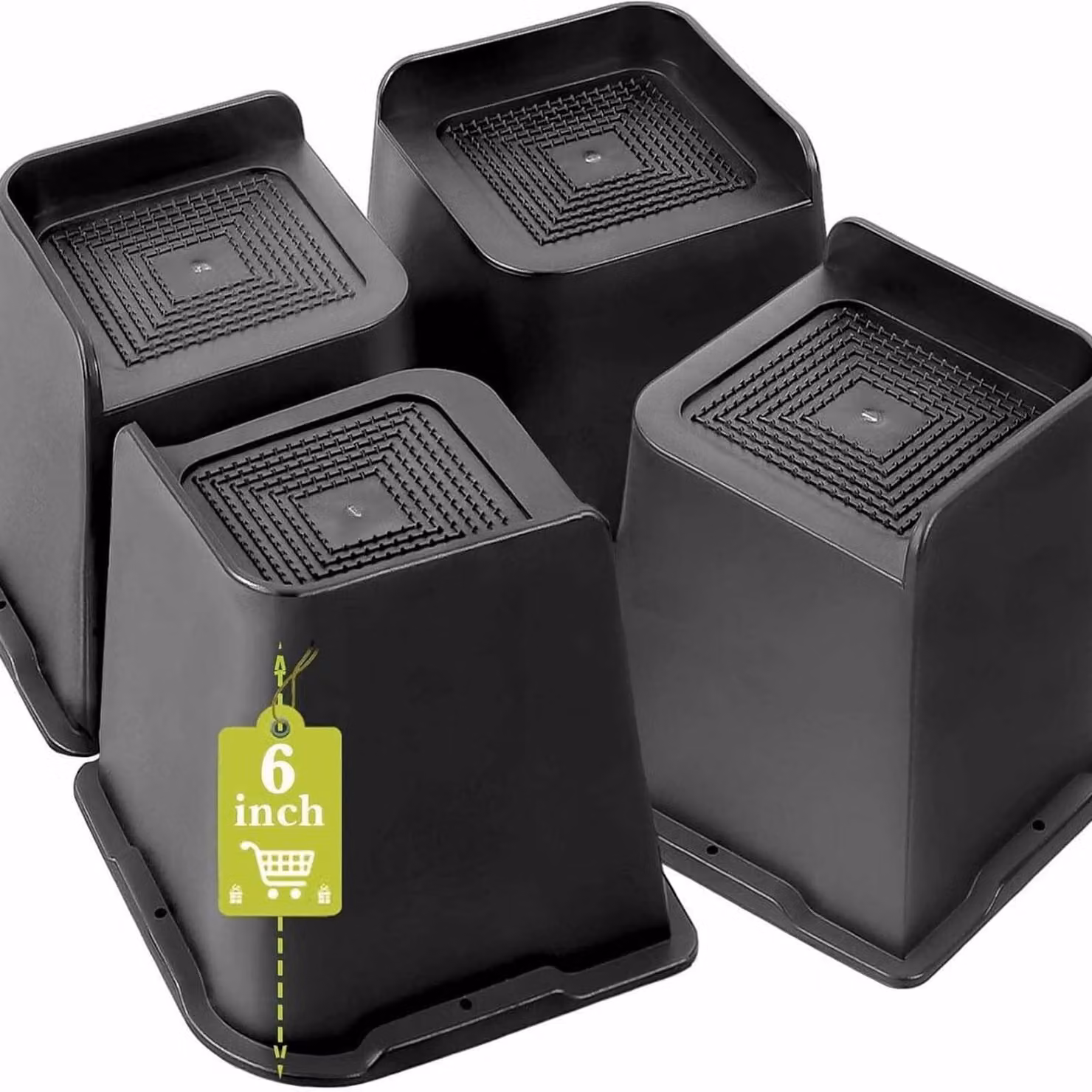 Solidchoice - Set di 4 rialzi per mobili, adatti a divani e poltrone