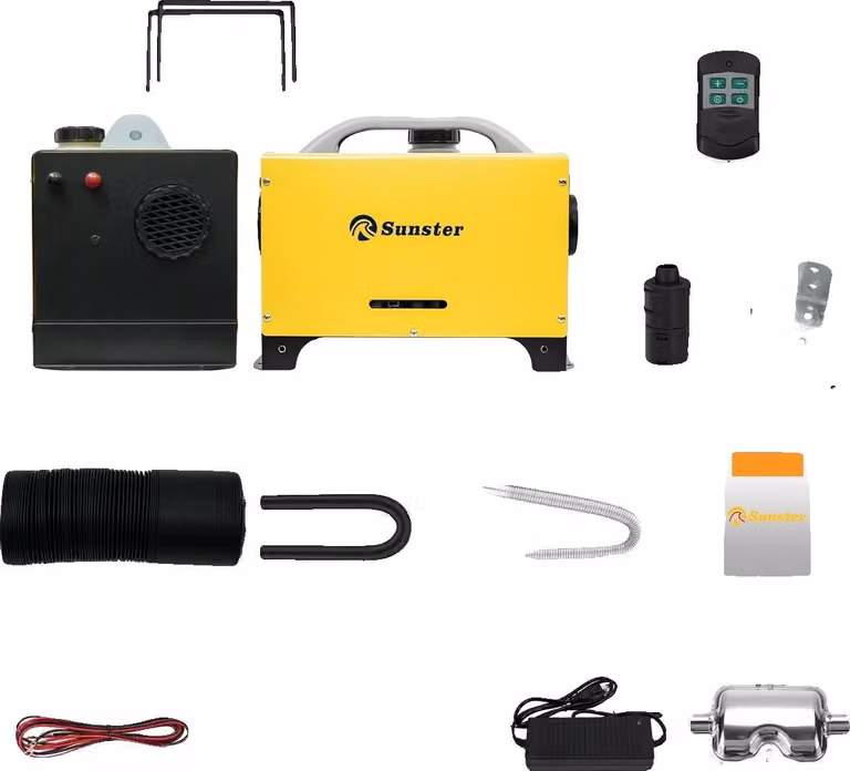 Riscaldatore ad aria diesel, potenza 8KW, telecomando, 8KW 12V 24V 220V