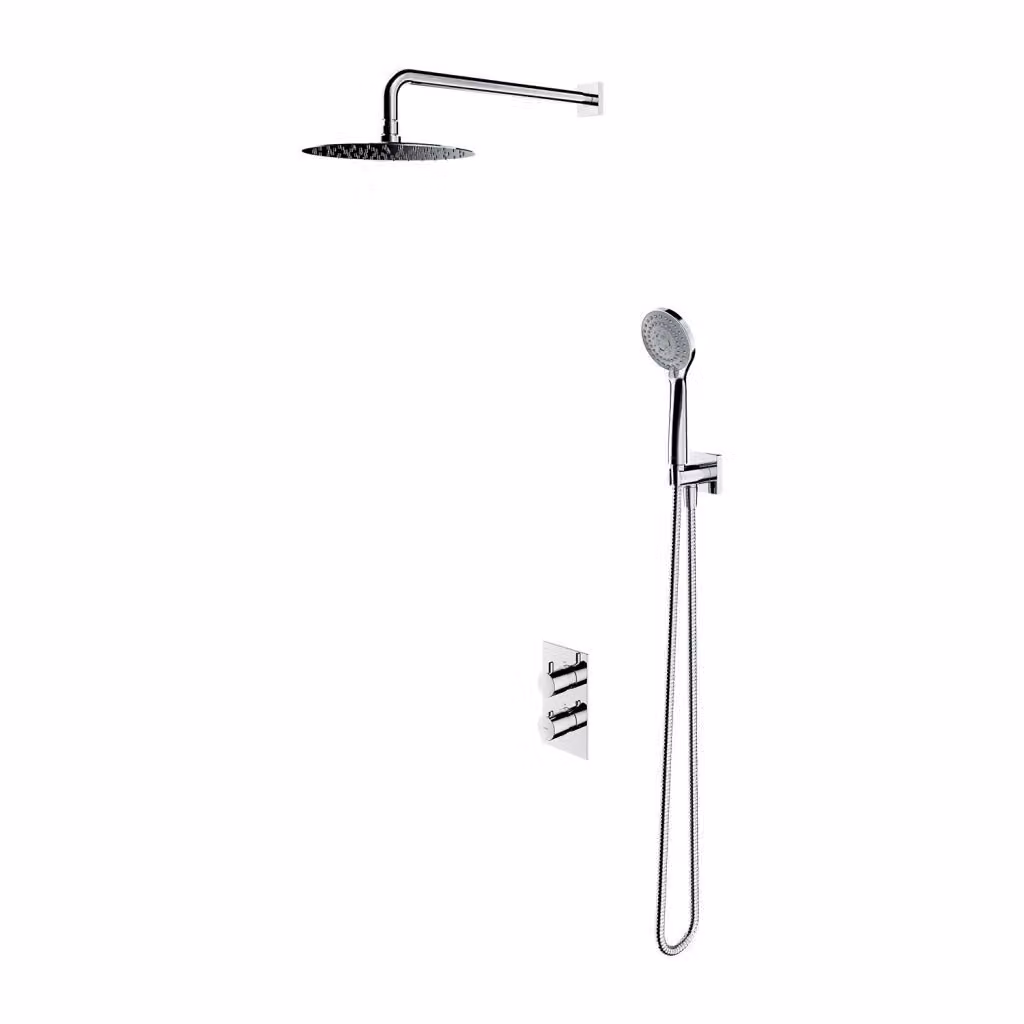 Omnires Y SYSYT01XCR Set doccia da incasso con miscelatore termostatico, cromato