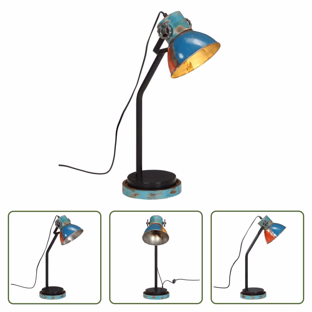 The Living Store Lampada da scrivania 25 W Multicolore 18x18x60 cm E27