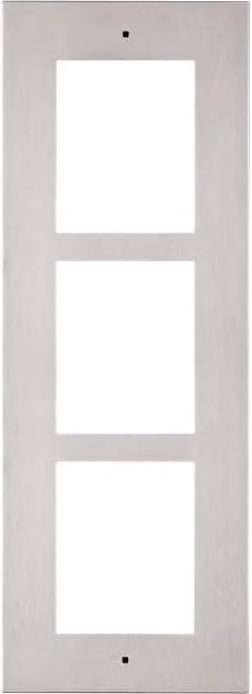 Cornice per installazione a incasso 2N IP Verso per 3 moduli colore nichel