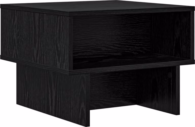 Tavolino da salotto Rovere Nero 48 x 46 x 35 cm