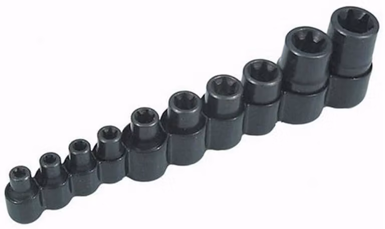 Elzusha - Set di bussole Torx con 10 diverse misure