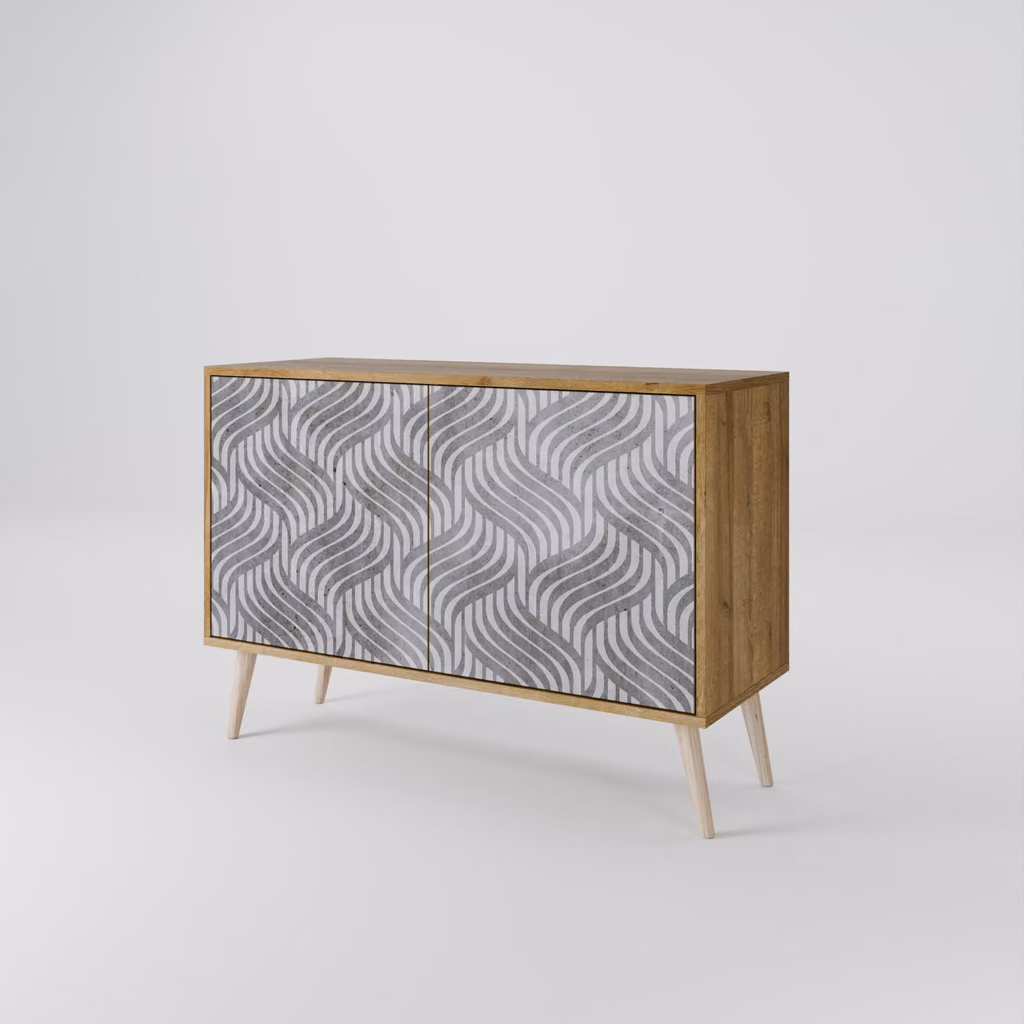 Cassettiera Spacerebels a 2 ante - credenza cassettiera - credenza alta - mobile guardaroba - soggiorno camera da letto - 57,5×111×42 (HxLxP)
