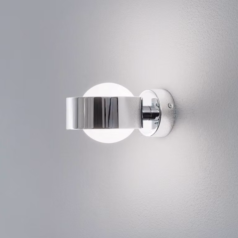 Applique da parete Mado Argon, dimmerabile, Cromo / Argento, Bagno, Metallo, Moderno, Applique