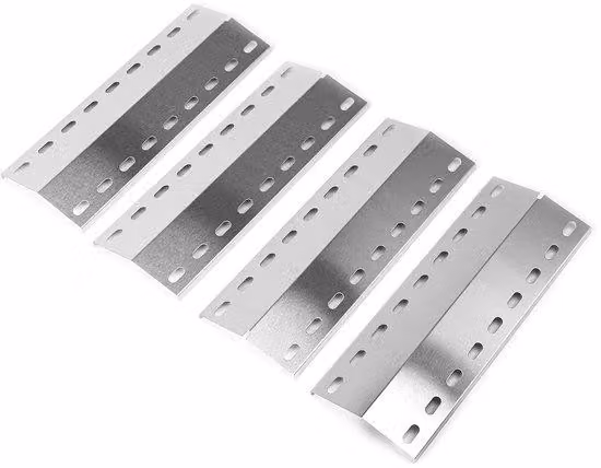 Set di ricambi universale - Acciaio inossidabile - 41 x 14 cm - Set per barbecue - 4 pezzi