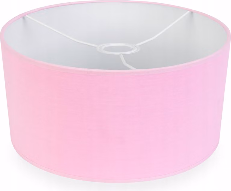 Paralume Per Lampada Da Tavolo Rosa 40 Cm