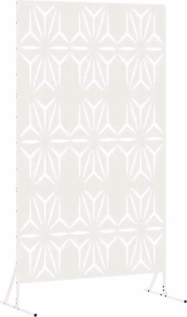 Schermo per Privacy Bianco 100 x 50 x 180 cm Acciaio CFW5647257