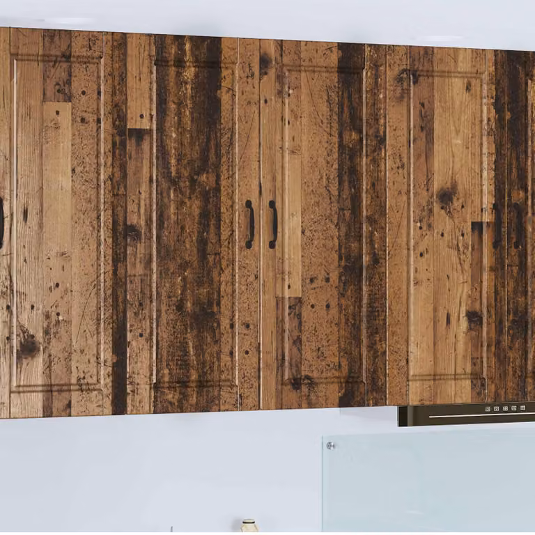 Armadietto a muro vidaXL PORTO in legno vecchio marrone L: 80 cm, P: 31 cm, H: 100 cm