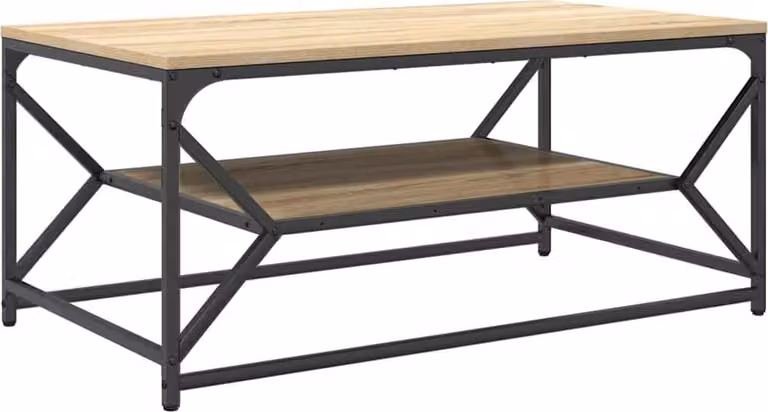 Tavolino da salotto Rovere Sonoma 90 x 50 x 40 cm