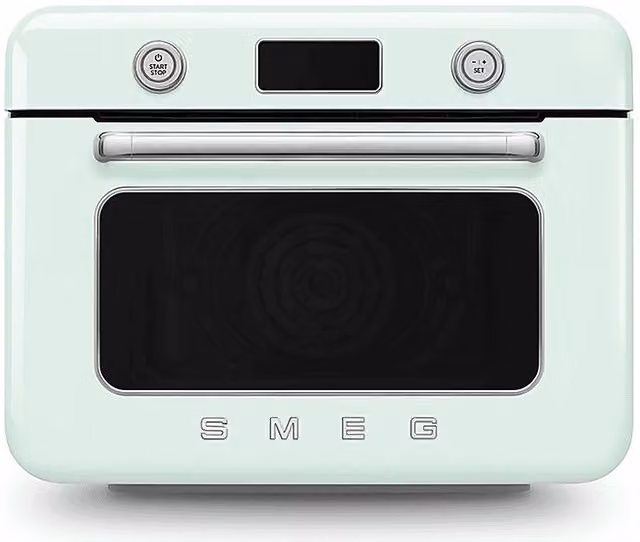 Fornetto elettrico Smeg 50 Style Galileo Multicooking con funzione vapore, Verde pastello, 30 l