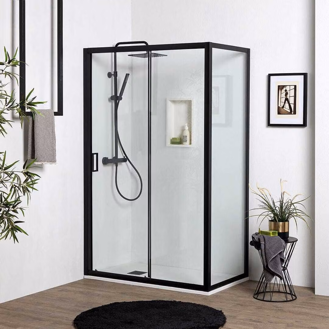 Porta doccia nicchia 110 cm + parete fissa 70 cm: eleganza e funzionalità | City