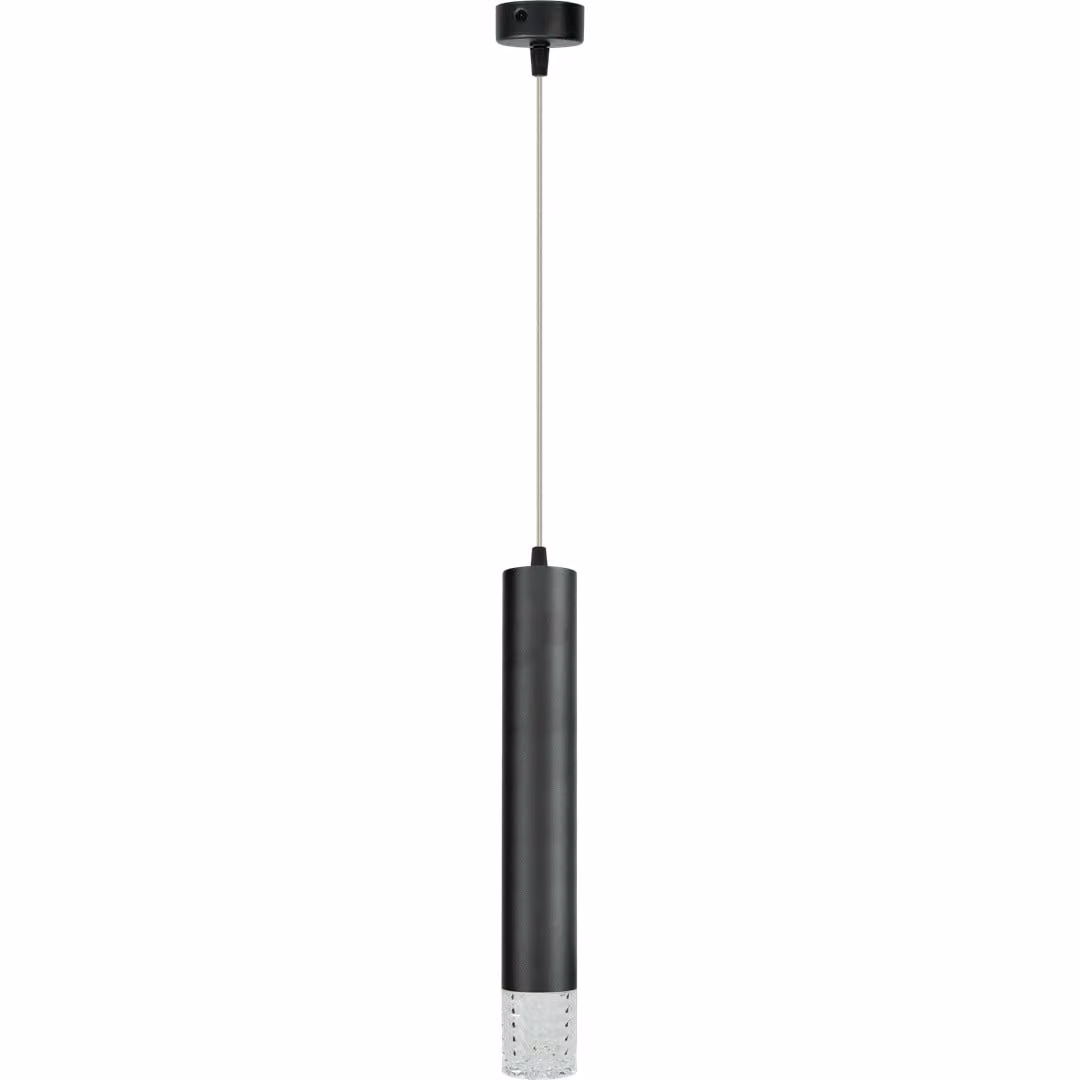 Tubi nero lampada a sospensione 1xGU10 8W Milagro