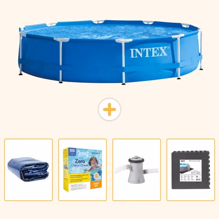 Piscina autoportante rettangolare - 305x76 cm - 5 pezzi - Modello SCB10