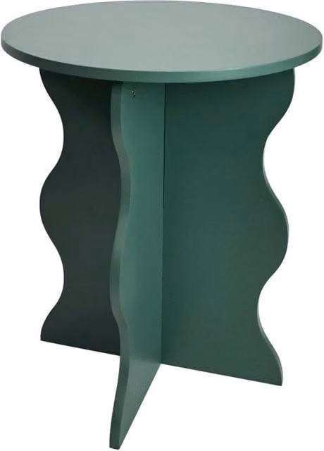 Set di 4 tavolini Sally Casa Collection in MDF verde, L/P/H: 39 x 39 x 45 cm