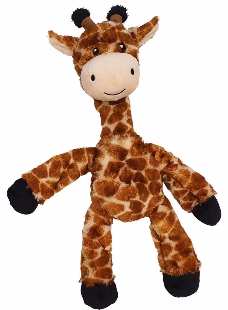 Elzusha - Giraffa di peluche con corda, ideale per cani, 42 cm