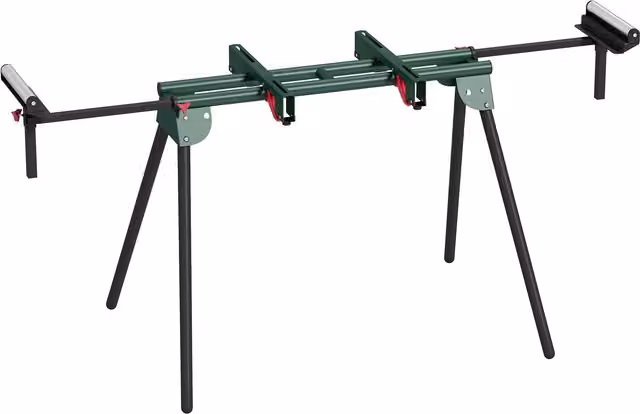 Supporto per troncatrice HOMCOM con bracci e gambe regolabili e pieghevoli, capacità 150 kg, verde